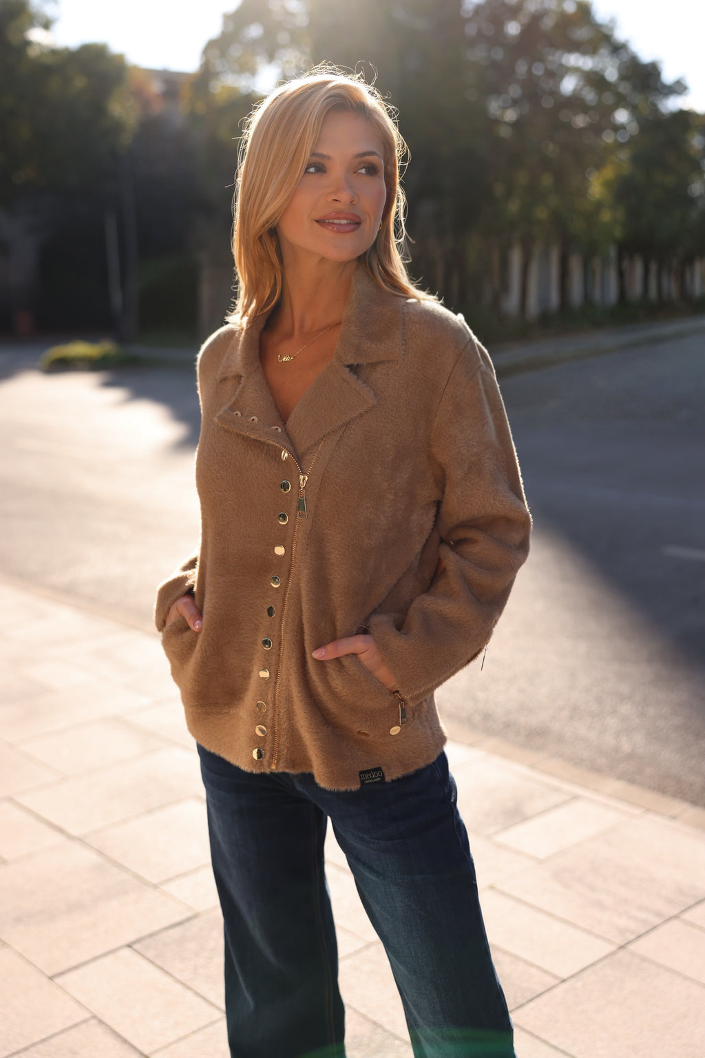 Strieborný kardigan