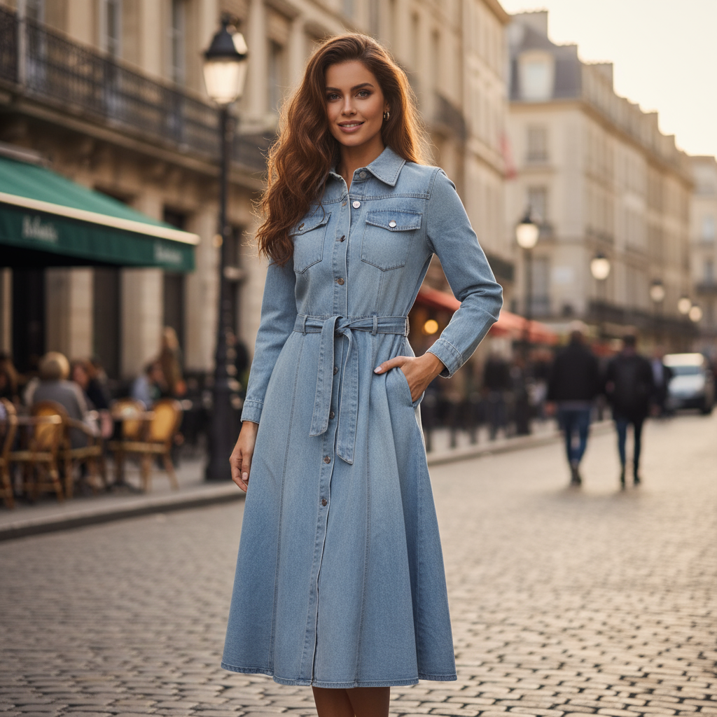 Rifľové šaty Aurélia